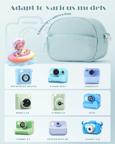 Funda suave para cámara instantánea infantil color azul miniatura 2