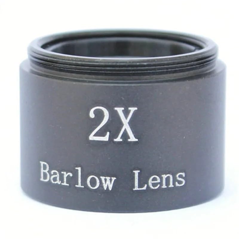 Accesorios para telescopios: espejo Barlow de 1,25 pulgadas con extensor 2X