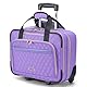 Lekespring Laptop Trolley Business mit Rolling Rädern, Stylische Wasserdicht Handgepäck Koffer Organizer mit 15.6 Zoll Laptopfach, Rollkoffer Aktenkoffer für Reisen/Business/Damen, Lila