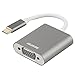 Produktbild BENFEI USB-C auf VGA, USB C (Thunderbolt 3) auf VGA Adapter, Kabel für Apple MacBook 2019, iPad Pro 2018, MacBook, Dell XPS, Surface Book 2, Galaxy S9/S8, Huawei Mate 20/10 Usw.