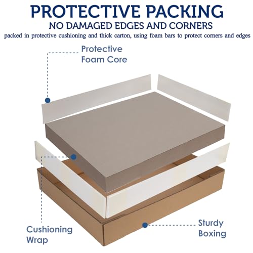 Image of Heavy-Duty Chipboard Sheets 8.5 x 11 in - 80 PT (2mm) Thick - 20 Sheets of Chip Board for Binding Covers, Book Boards, Backing and Crafts - Sturdy Alternative to Thin Cardboard Sheets