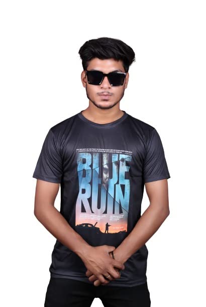 Fworld Popcorn Fabric Full Sleeve T Shirts Brown