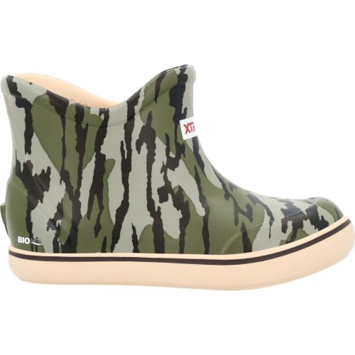 Image of XTRATUF TUFS Kids Ankle Deck Boot - Lightweight, 100% Waterproof Rubber Footwear for Boys & Girls - Non-Marking, Slip-Resistant Outsole