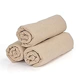 Pottery Special Linen Hessian Cotton Linen Tablecloth Pottery Clay Printing Texture Clay Sculpture Tool (3 pcs)