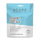 ACURE Incredibly Clear Sheet Mask, 5 Count (Packaging May Vary)