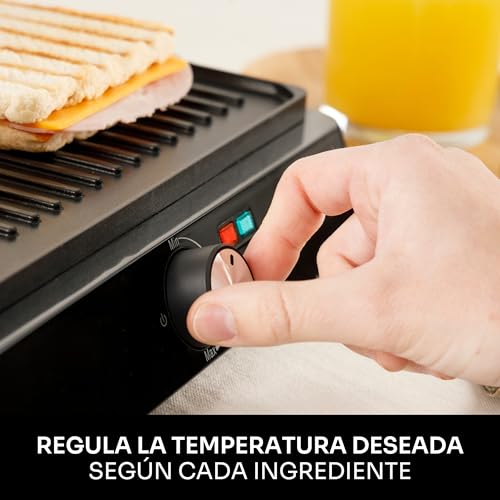 Variante de Mellerware parrilla grill electrico 29×46cm Antiadherente 2200W