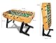 Teorema 68063 Faltbarer Tischfußball, aus Holz, mit Teleskopstangen, Maße: 158 x 45 x 85 cm