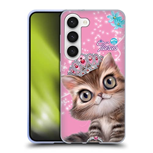 Funda de gel Samsung S23 carcasa silicona flexible TPU suave protectora gato
