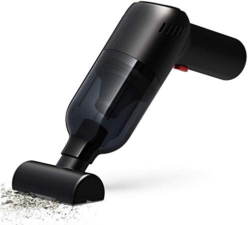 Handheld Vacuum Cleaner – Bidakid Portable Vacuum Cleaner for Car Handheld Cordless HEPA Filter 80W 6000PA Mini Car Cleaning Kit with 3 Nozzles for Car and Home Cleaning