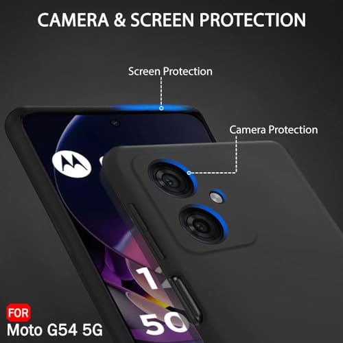 Image of Back Cover case for Motorola Moto G64 5G / Motorola Moto G54 5G- Premium Matte Finish with Camera Protection