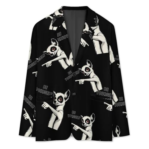 Lemur Be Yourself Classic Suits Blazer for Men Business Tuxedo Jacket Sport Coat Two Buttons3