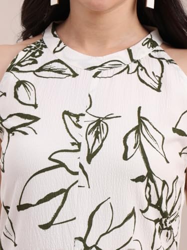 Image of Yash Gallery Women's primium Fabric Printed Midi Dress for Women & Girls