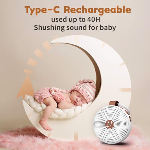 BodyHush Portable Mini White Noise Machine – 30 Sounds, 40-Hour Battery — view 2
