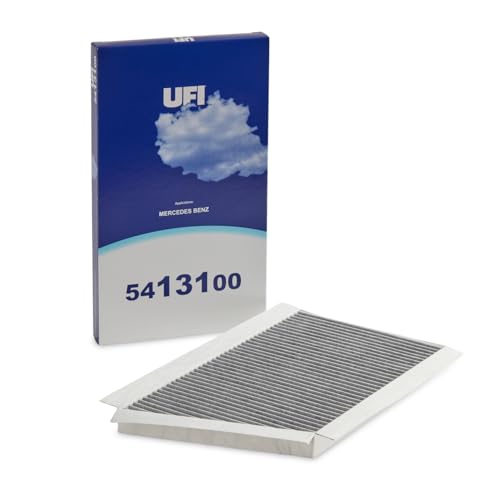 UFI Filters, Filtro de Habitáculo de Carbón Activo 54.131.00, Filtro de Habitáculo de Recambio, Apto para Coches, Apto para Modelos de Mercedes Benz Clase C, CLC y CLK UFI Filters, Filtro de Habitáculo de Carbón Activo 54.131.00, Filtro de Habitáculo de Recambio, Apto para Coches, Apto para Modelos de Mercedes Benz Clase C, CLC y CLK