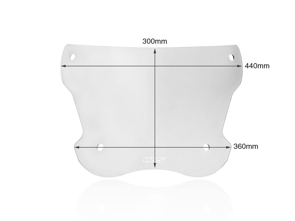 CUPOLINO SPORT TRASPARENTE WRS SH 125 2020-2024 / SH 350 2024