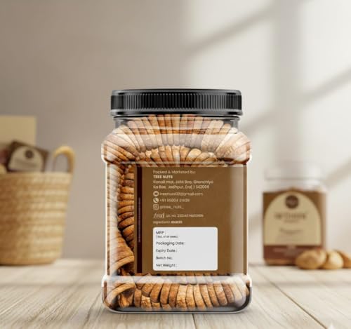 Image of TREE NUTS Afghani Anjeer 200GM | Dried Figs | Naturally Sweet & Soft | No Added Sugar | Source of Fibre | Dry Fruit Snack | Jar Pack (200 Gram)