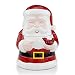 STAR MOON Christmas Santa Claus Ceramic Candy ＆ Cookie Jar for Christmas Decoration, Living Room, Centerpieces, Bedroom - Smiling Festive Santa Claus