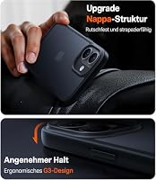 TORRAS Guardian für iPhone 17 Hülle Militärschutz, Matt Schwarz – Ansicht 6