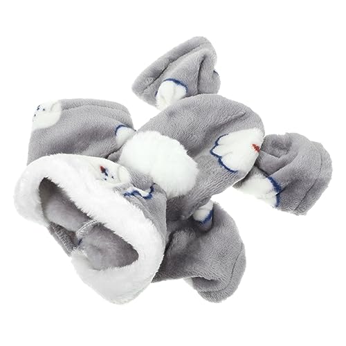 YARNOW 犬用の冬服 大型犬用ドッグアクセサリー 犬の涼しい服 犬の冷却ベスト 子犬のシャツ 犬用冷却首輪 犬の冬服 冬の子犬のコート 犬の冬のコート 暖かい子犬服 コットン Grey