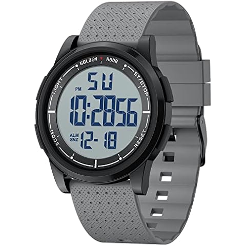 Affute Minimalist Sports Waterproof Digital Watch Cover