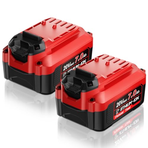 TURPOW Upgraded Designed for Craftsman 20V Battery V20 Battery for CMCB205 CMCB204 CMCB206 CMCB202 CMCB201 20V Cordless Power Tools Long Lasting & Fast Charging Working All Day