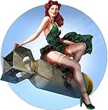 AJ's Signs & Apparel Bombshell Babe 3 Vinyl Sticker Decal Cars Trucks Vans Walls Laptop MacBook