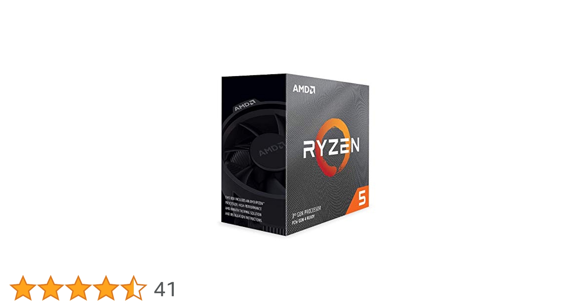 Amazon | AMD Ryzen 5 3500X with Wraith Spire cooler 3.6GHz 6