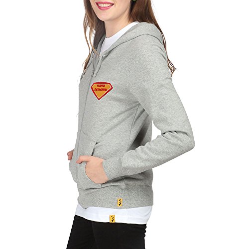 Image of Campus Sutra Women Fleece Hooded Neck Sweatshirt