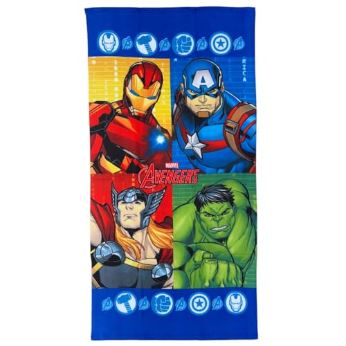 CARTOON Telo mare Avengers Disney asciugamano in microfibra di...