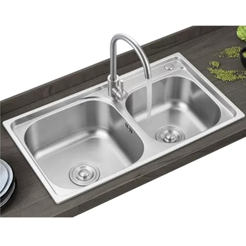 Fregadero de estación de trabajo de acero inoxidable duradero con diseño de caída elegante 2