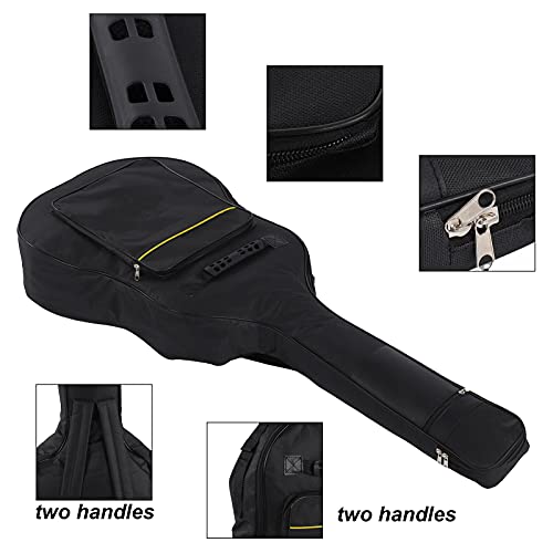 SALUTUYA Sac de guitare acoustique, la taille élargie est d’environ 106x46x10cm Sac de guitare acoustique épaissi Double… - Les Beatles, Paul McCartney, John Lennon, RIngo Starr, George Harrison SALUTUYA Sac de guitare acoustique, la taille élargie est d'environ 106x46x10cm Sac de guitare acoustique épaissi Double… – Image 5