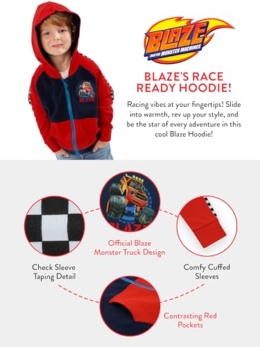 Blaze And The Monster Machines Boys Hoodie | Monster Truck Hoodies For Boys 6