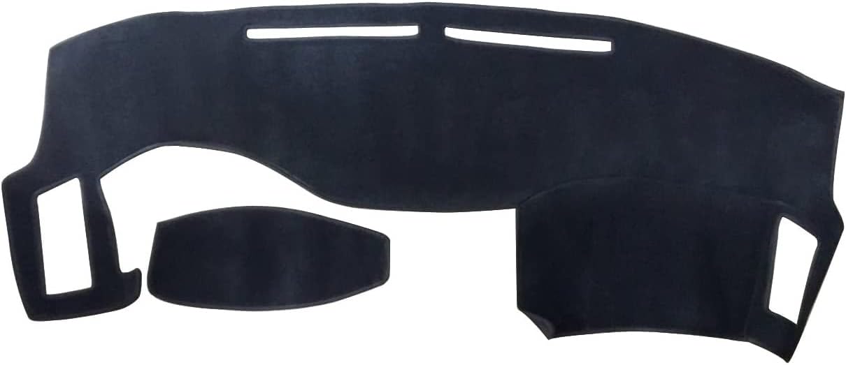 Dash Cover Mat Dashboard Carpet Pad Replacement for Infiniti FX35 FX45 FX50 2003-2008 (Black)