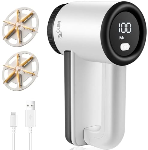 【令和６年】 毛玉取り 電動 けだまとり 充電式 毛玉取り機 人気 強力 毛玉取り器 スピード3段階調節 強力 様々な衣類に対応 持ちやすい 替刃付き 生地を傷めない 靴下 マフラーの毛玉とるとる 毛玉クリーナー MIITO (ホワイト)