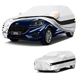 Holthly 10 Strati Telo Copriauto SUV per Ford Puma（2019-2026）,100% Copertura Auto Impermeabile,Telo Copri Auto per Esterno,Impermeabile,Protezione UV,Antivento,Antipolvere