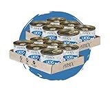 PRIMOX Katzenfutter nass PUR Lachs, 12x 190 g - Natürliches Nassfutter mit 70% Fleischanteil - Monoprotein-Quelle ohne Getreide & Zucker - Mit Tierärzten entwickelt