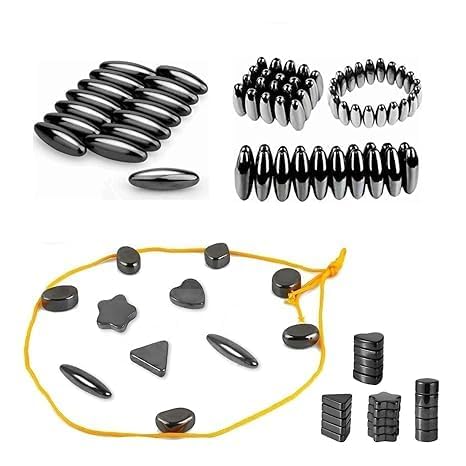 Magnetic Strategy Board Game for Educational Logic Puzzel with 24 Irregular Magnet Lanyard Rope and Travel Pouch Fun Family Toy for Kids (Black Color)-image-49