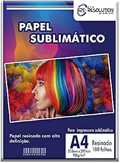 Papel Sublimático A4 resinado Pro Resolution fundo rosa 90g 100 folhas