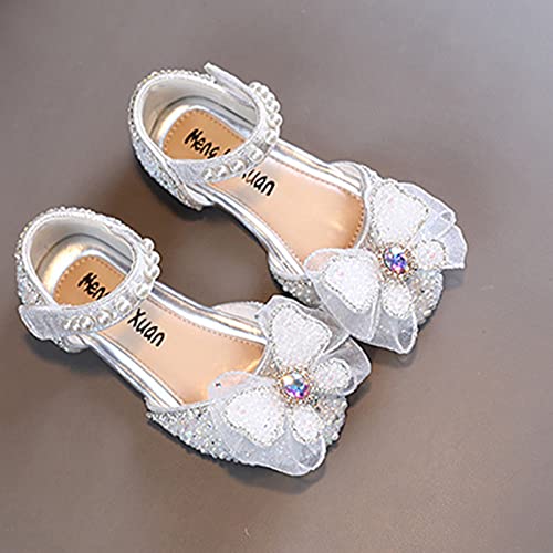 Baby Girls Sparkly Mary Jane Dresses Shoes Bowknot Princess Shoes Dance Performance Shoes Toddler Girls Casual Shoes4