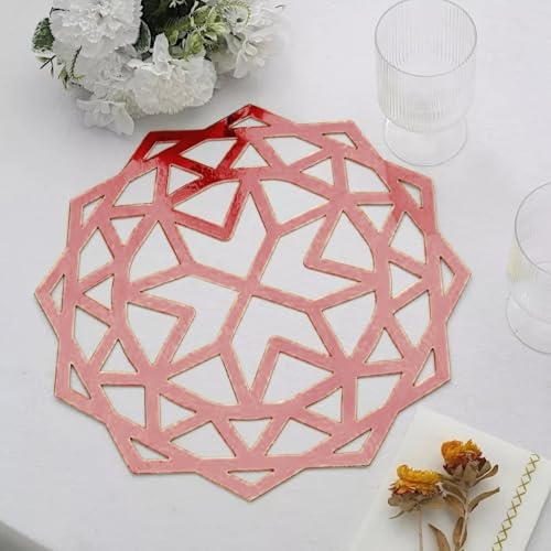 Platos decorativos dorados rosados 12 pulgadas x24 miniatura 4