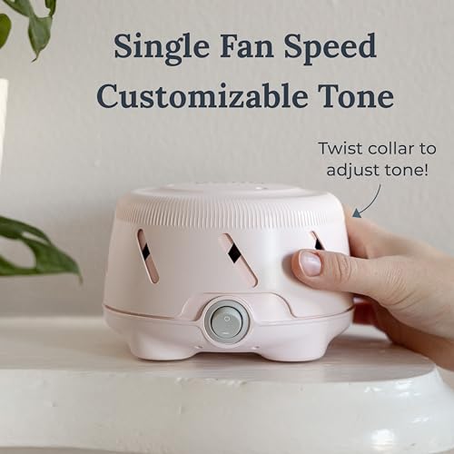 Yogasleep Dohm Uno White Noise Sound Machine, Natural Pink Noise from a Real Fan, Adjustable Tone & Noise Canceling for Office Privacy & Meditation, Sleep Aid for Travel, Baby & Adults (Pink) - Image 6