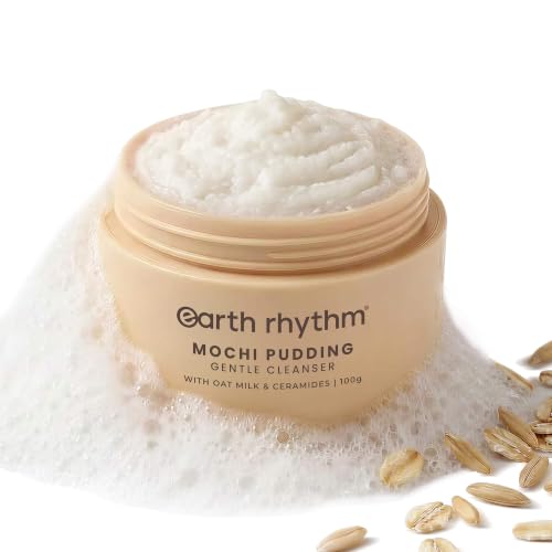 Image of Earth Rhythm Oats Mochi Cleanser - Barrier Repair with Ceramides 100g
