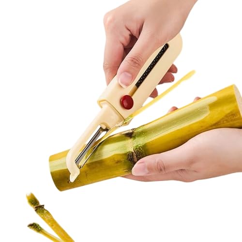 野菜ピーラー - 滑り止め付き クリーニング ブラシ | フルーツ キャロット 食品 ピーラー - キュウリ 果物 食品 食事 準備 家庭 キッチン 調理 レストラン アパート BBQ 大人 向け