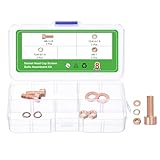 uxcell Hex Socket Bolt Kits (M6), Red Copper Cup-Shaped Head Cap Hexagon Socket Head Cap Screw