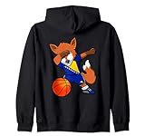 dabbing volpe bosnia erzegovina pallacanestro bosniaca sport felpa con cappuccio