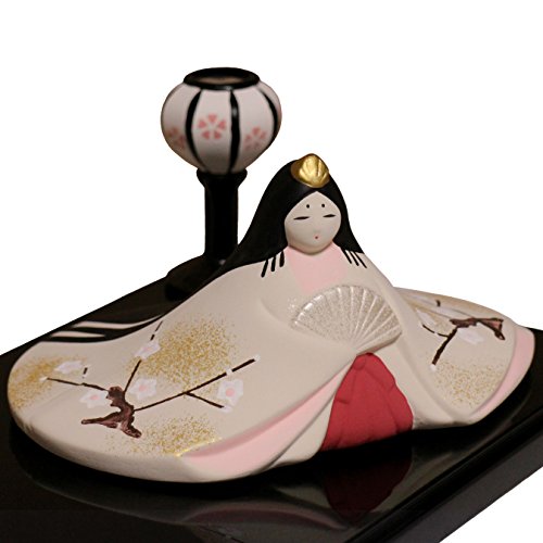 【 平安雛 】 手軽に飾れる本格派のひな人形セット 【陶器製_手描き】