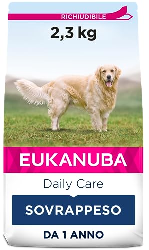 Eukanuba Daily Care Alimento Secco per Cani Adulti in Sovrappeso e Sterilizzati, 2,3 kg