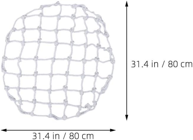 Generic 4pcs Round Fall Nets for Sewer Cover Gutter Guards Protective Well Cover Net