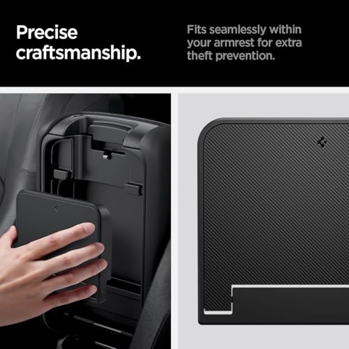 Image of Spigen One-Touch Center Console Hidden Storage Box Designed for Jeep Wrangler and Jeep Gladiator