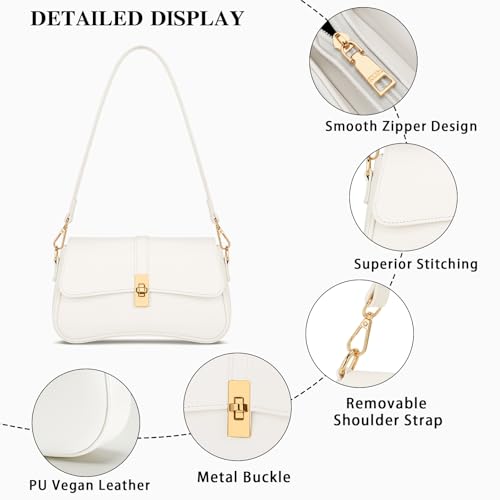 Image of KKXIU Shoulder Bag for Women Small Clutch Purses Cute Hobo Handbag Trendy Underarm Bag